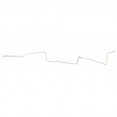 Nova And Chevy II Front To Rear Fuel Line, One Piece, V8 And L79, 3/8", Steel, 1966-1967
