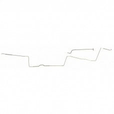 Nova And Chevy II Front To Rear Fuel Line, Two Piece, V8 And L79, 3/8", Steel, 1966-1967