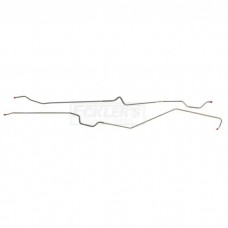 1969-1973 Chevy Nova Front To Rear Fuel Line Two Piece V8 3/8" StainlessSteel