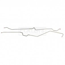 1969-1973 Chevy Nova Front To Rear Fuel Line Two Piece V8 3/8" Steel
