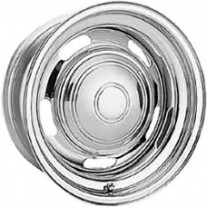 Nova Chrome Rally Wheel, 15 x 8, With 4-1/4'' Backspacing, 1967-1974