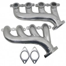 GM LS Engine Swap Exhaust Manifolds, Silver