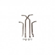 1974 L48 Aluminized Steel Small Block 2" Exhaust Pipes WithAutomatic Transmission