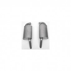 1974-1979 Corvette Aluminized Mufflers 2-1/2"