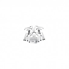 1964-1967  Chevelle Magnaflow Street Series,2.5",Stainless Steel, Crossmember-back