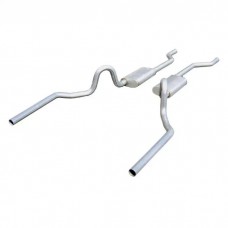 1970-1972 Monto Carlo  2.5" Pypes Exhaust System With -Out X Pipe